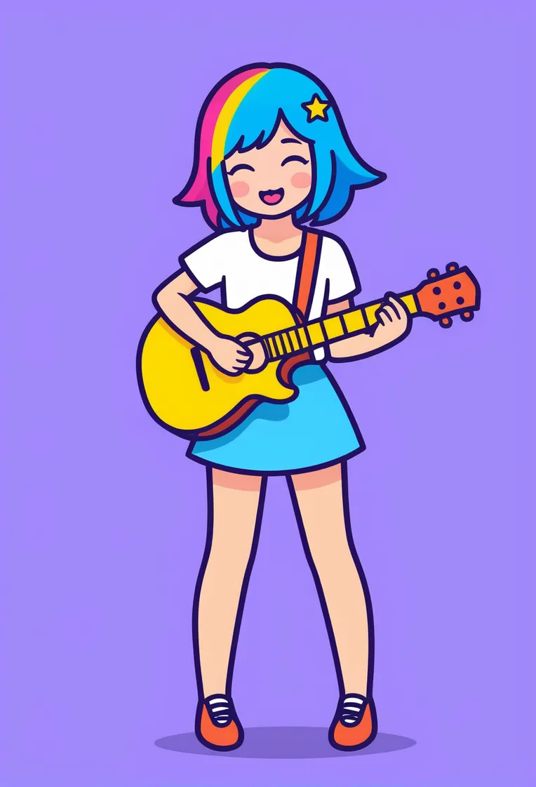 Digital Painting Media,Girl,Style Boost,Checkpoint,SDXL