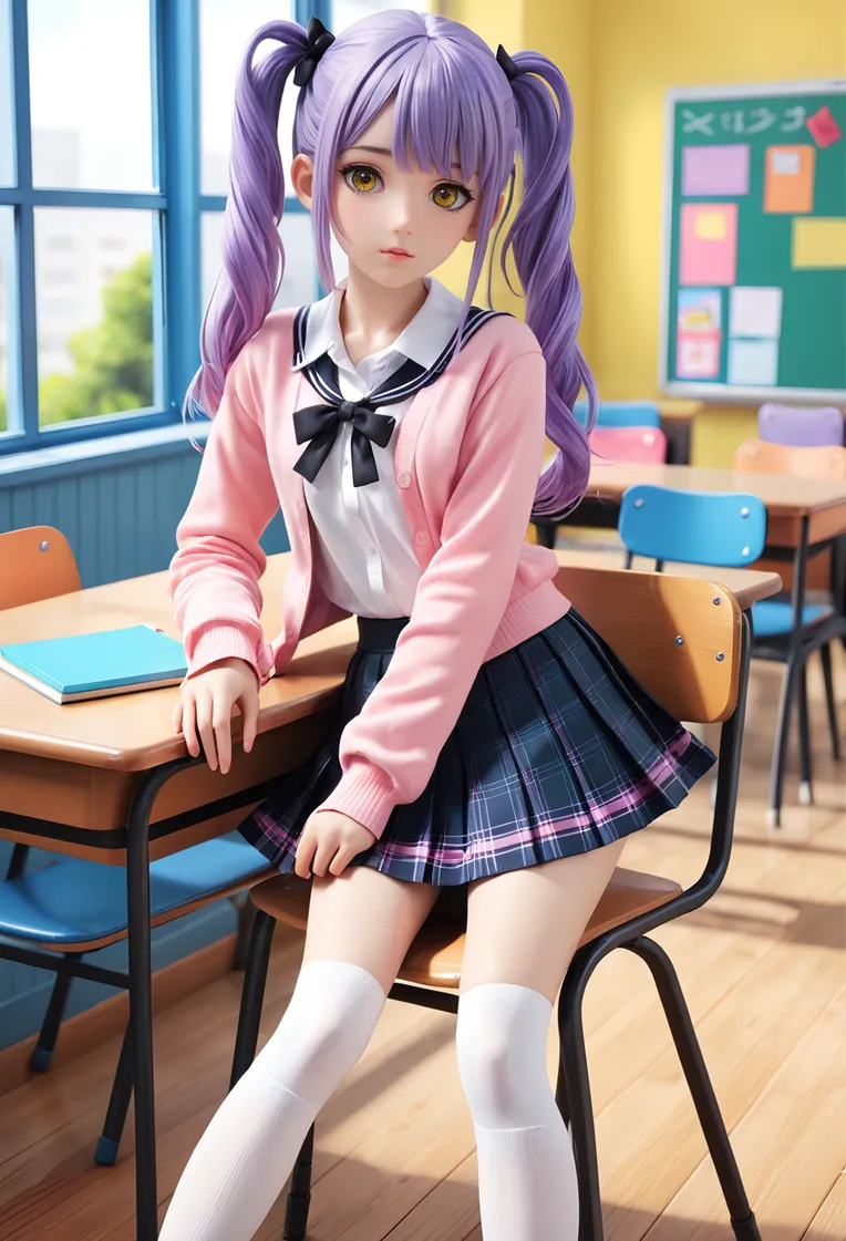 Cartoon style,Girl,Checkpoint,SDXL