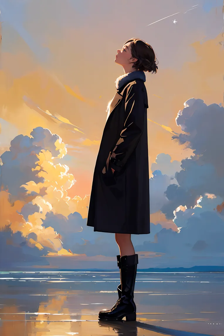 Classic Painting,Traditional Painting Media,Girl,Checkpoint,SD 1.5