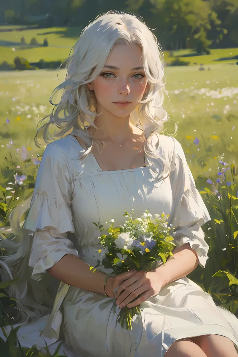 Classic Painting,Traditional Painting Media,Girl,Checkpoint,SD 1.5
