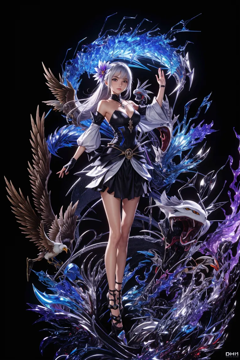 CGI style,Anime Character,Girl,LoRA,SD 1.5