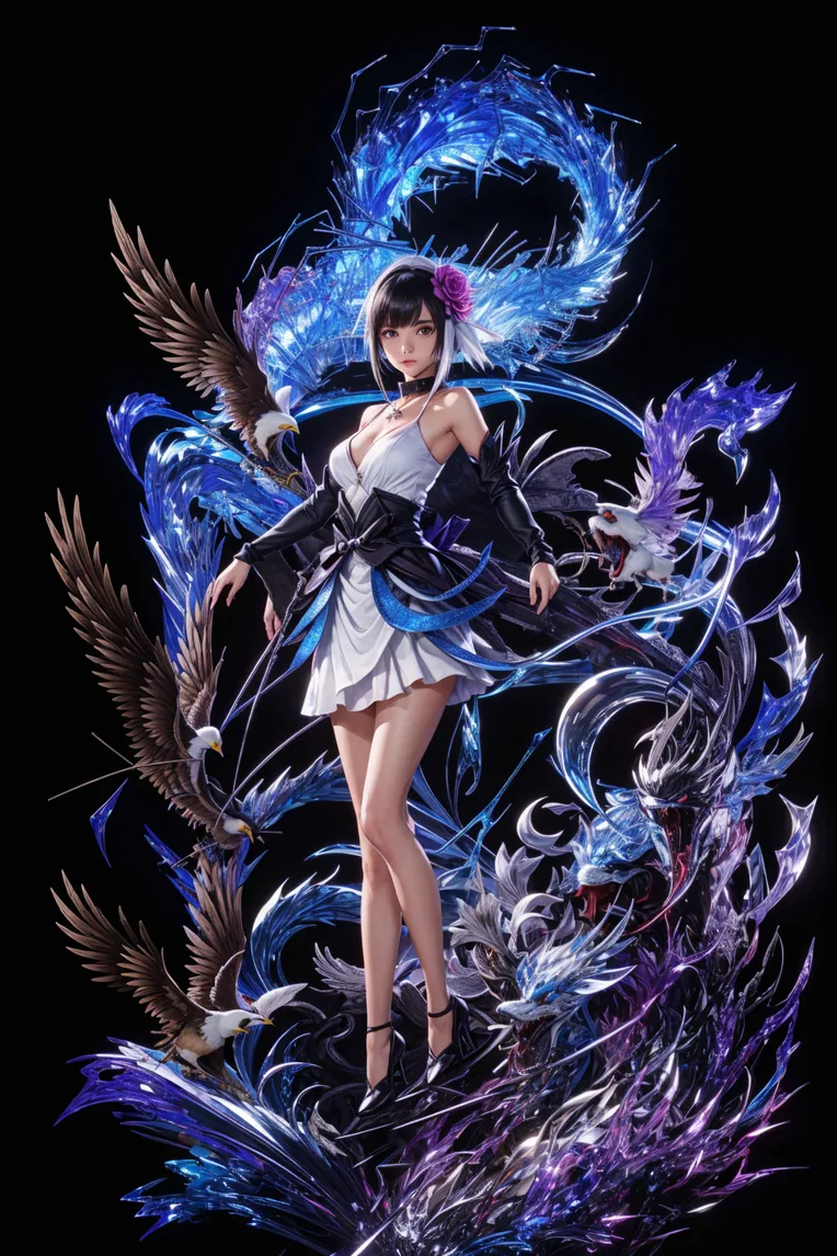 CGI style,Anime Character,Girl,LoRA,SD 1.5