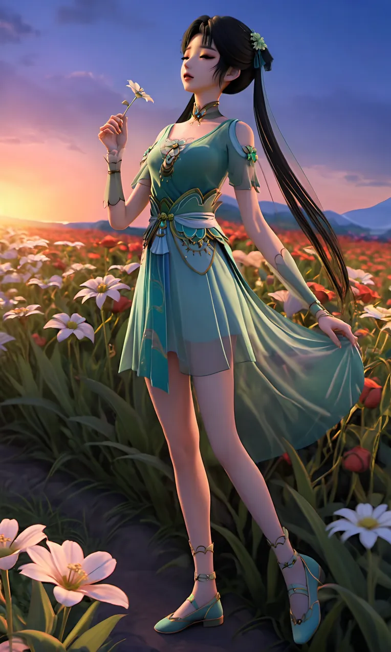 CGI style,Anime Character,Girl,LoRA,SDXL