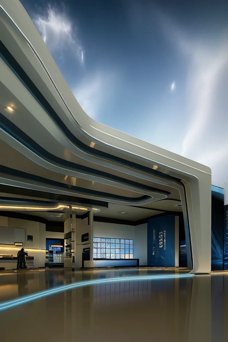 Star Sky Technology Exhibition Hall-LoRA-Edwin-Shakker