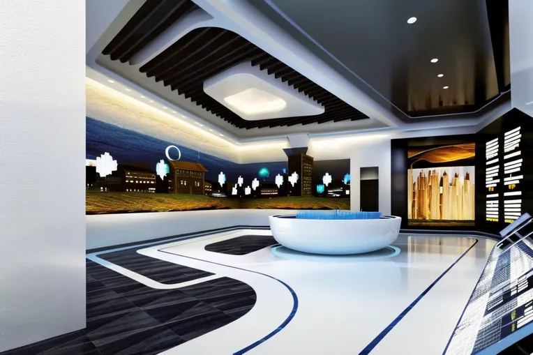 Modern high-tech enterprise exhibition hall-LoRA-Edwin-Shakker