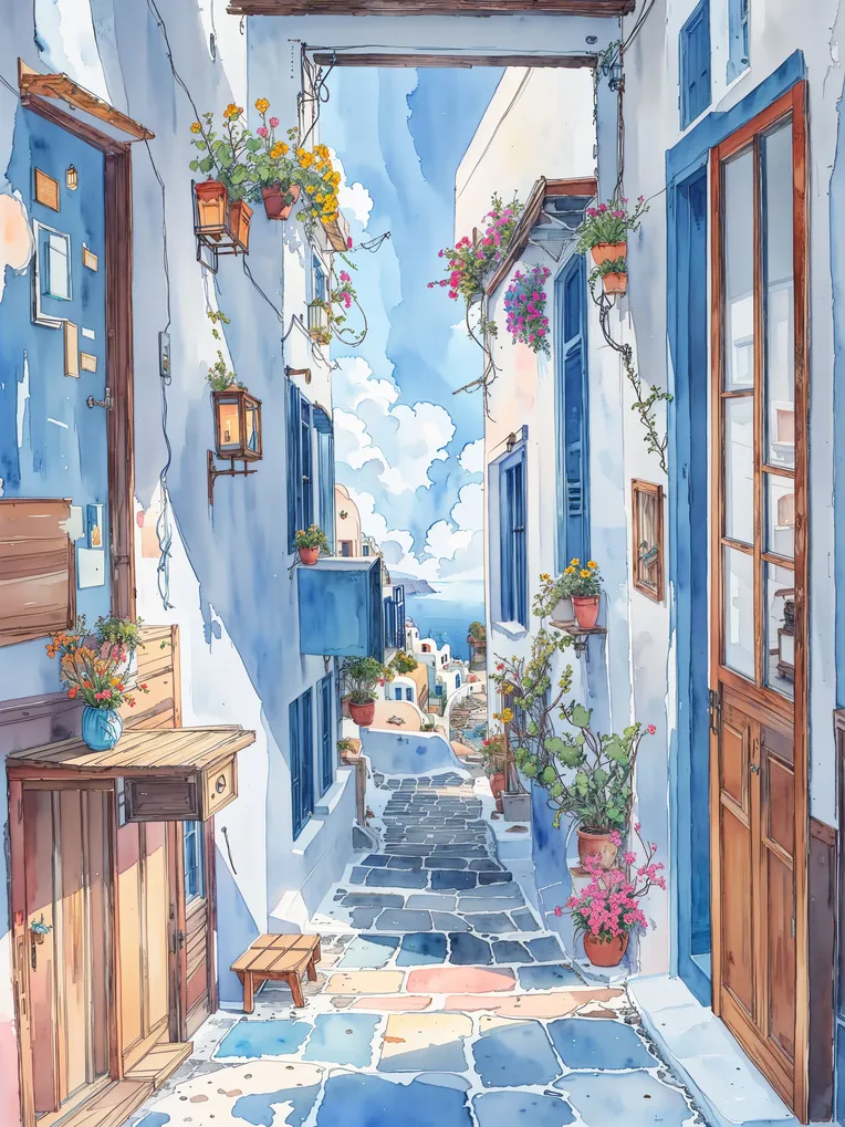 Hand-Drawn,Traditional Painting Media,Girl,LoRA,SD 1.5