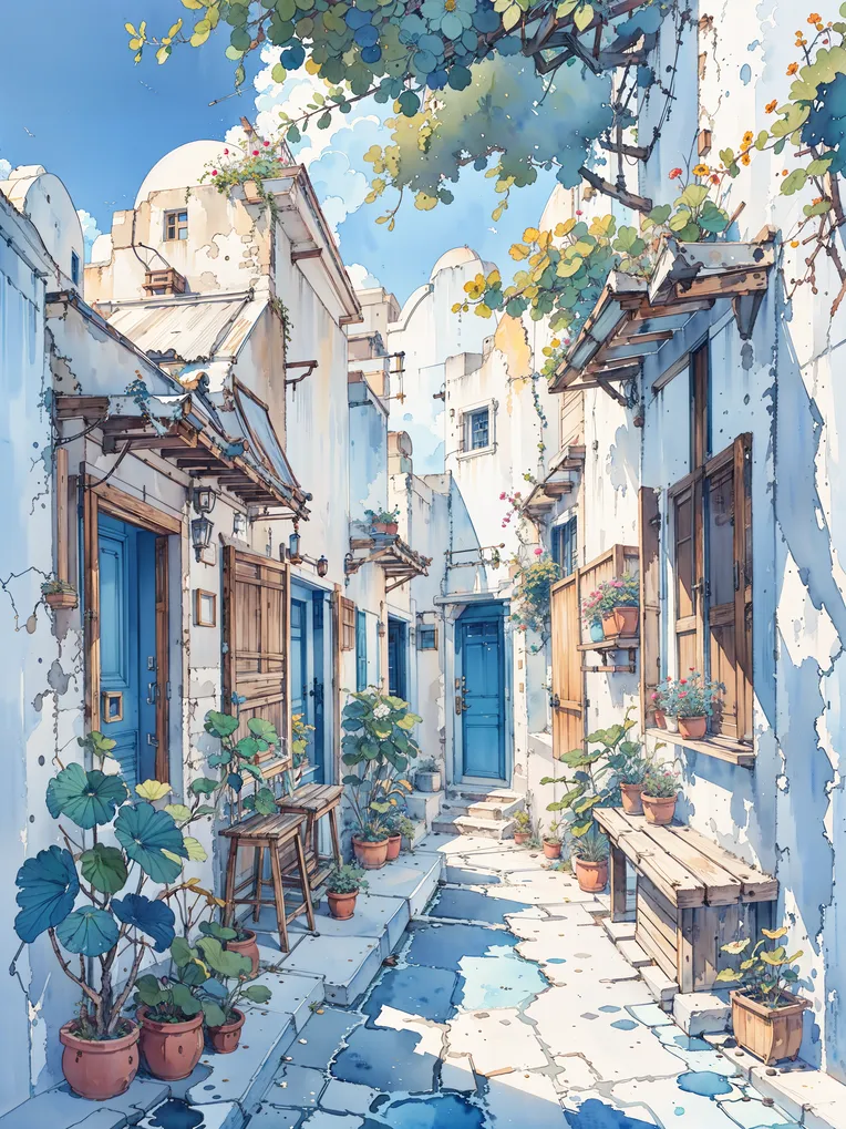 Hand-Drawn,Traditional Painting Media,Girl,LoRA,SD 1.5