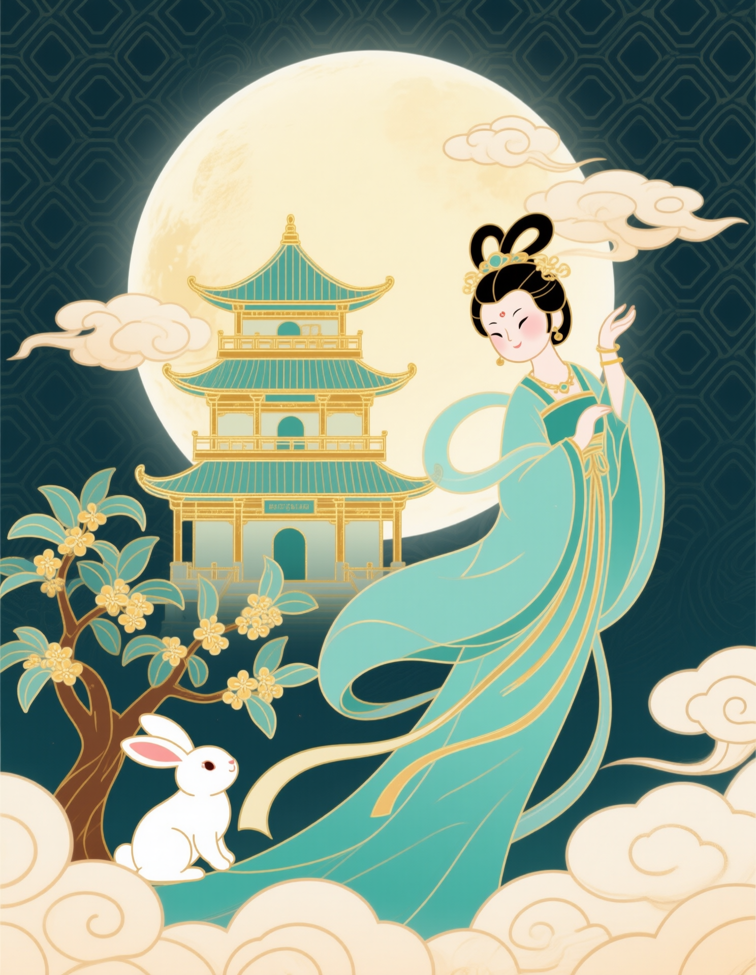 Full Moon Over the Majestic Land 月满山河主题海报设计