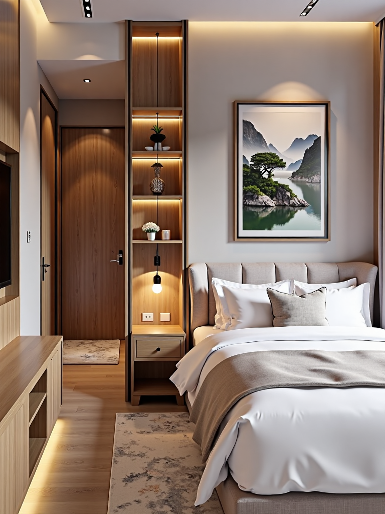 Indoor hotel room 室内酒店客房