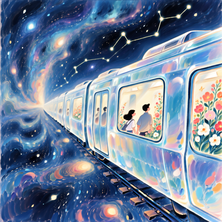 Dreamy Brushstroke Impasto Illustration 梦幻笔触厚涂插画