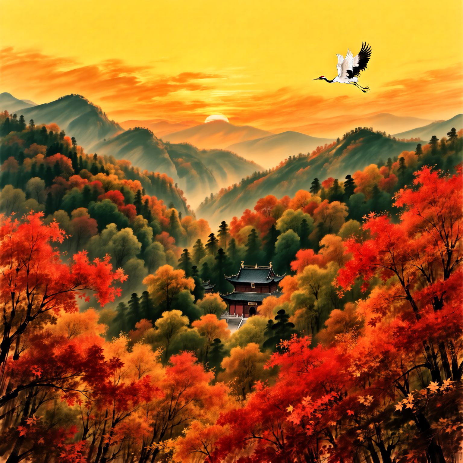 Guofeng Atmosphere Illustration 国风氛围插画