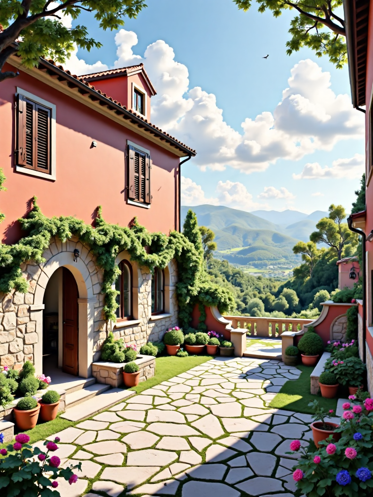 European architecture / Italian Tuscan town 欧式建筑/意大利托斯卡纳小镇