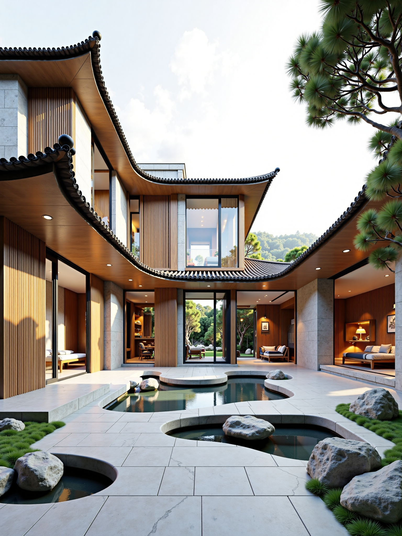 Chinese-style spatial architecture 中国式空间感建筑