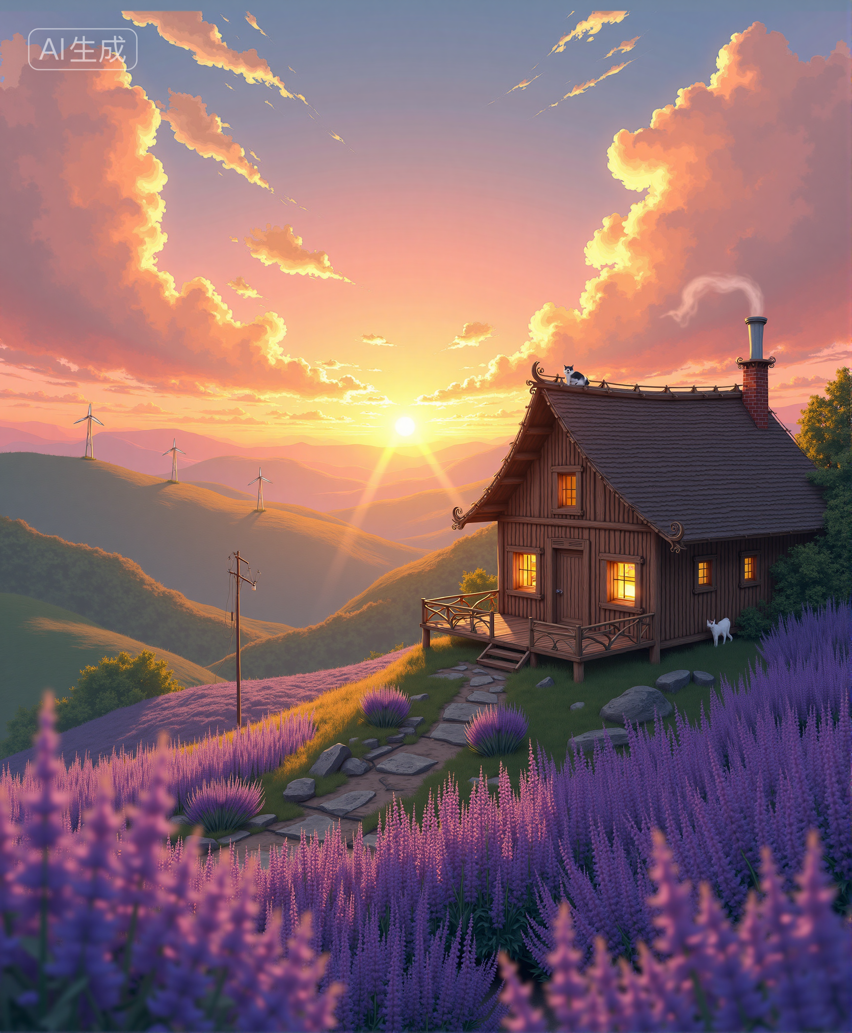 Healing pastoral cottage 田园治愈系小屋