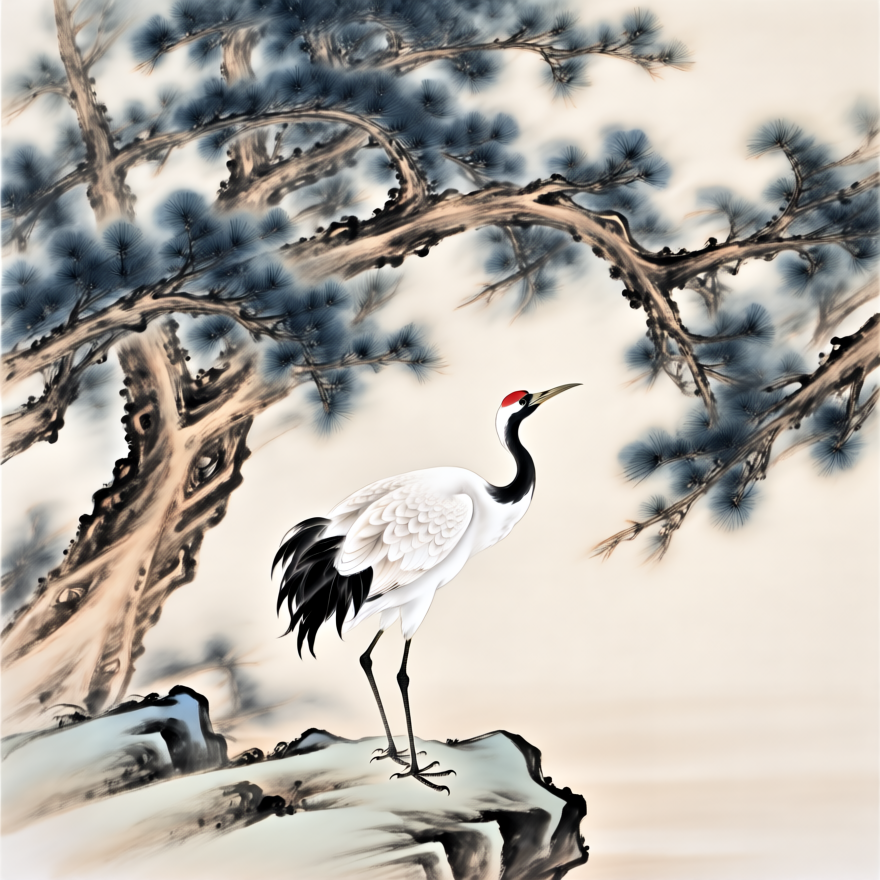 Fine-line Chinese-style Gongbi painting 国风细腻工笔画