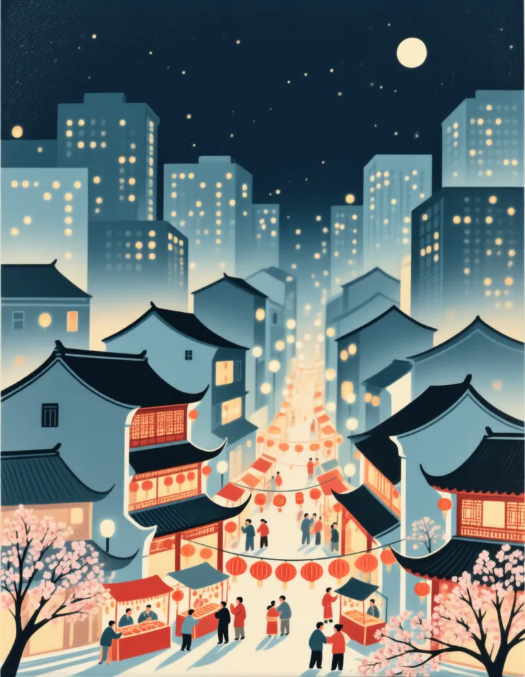 Digital Painting Media,Building,Style Boost,LoRA,