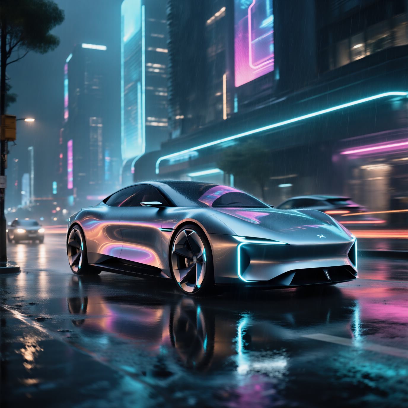 Future car screen 未来感汽车画面