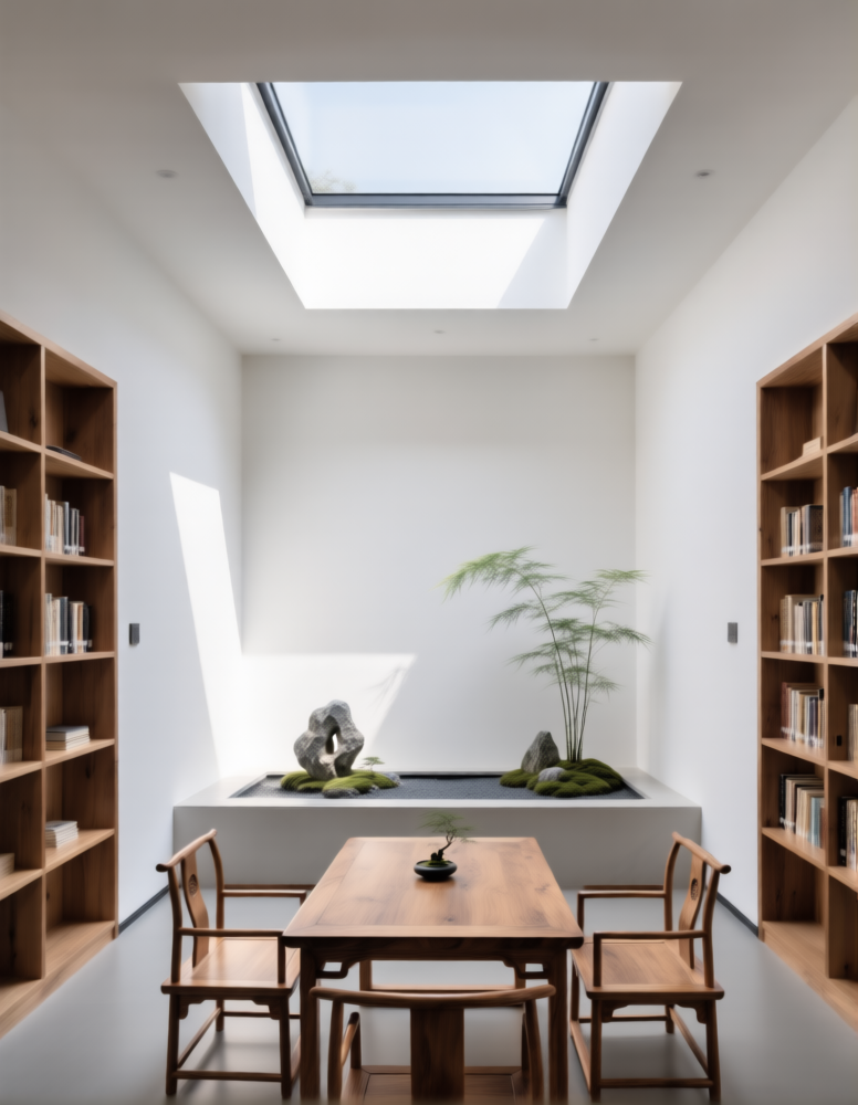 Patio Zen Public Book House 天井禅意公共书舍