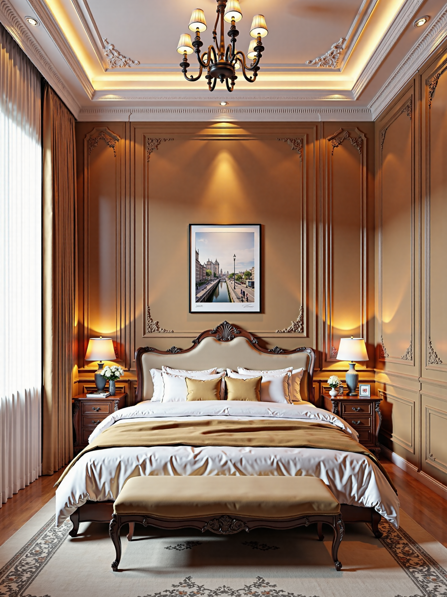 European style bedroom 欧洲风格卧室