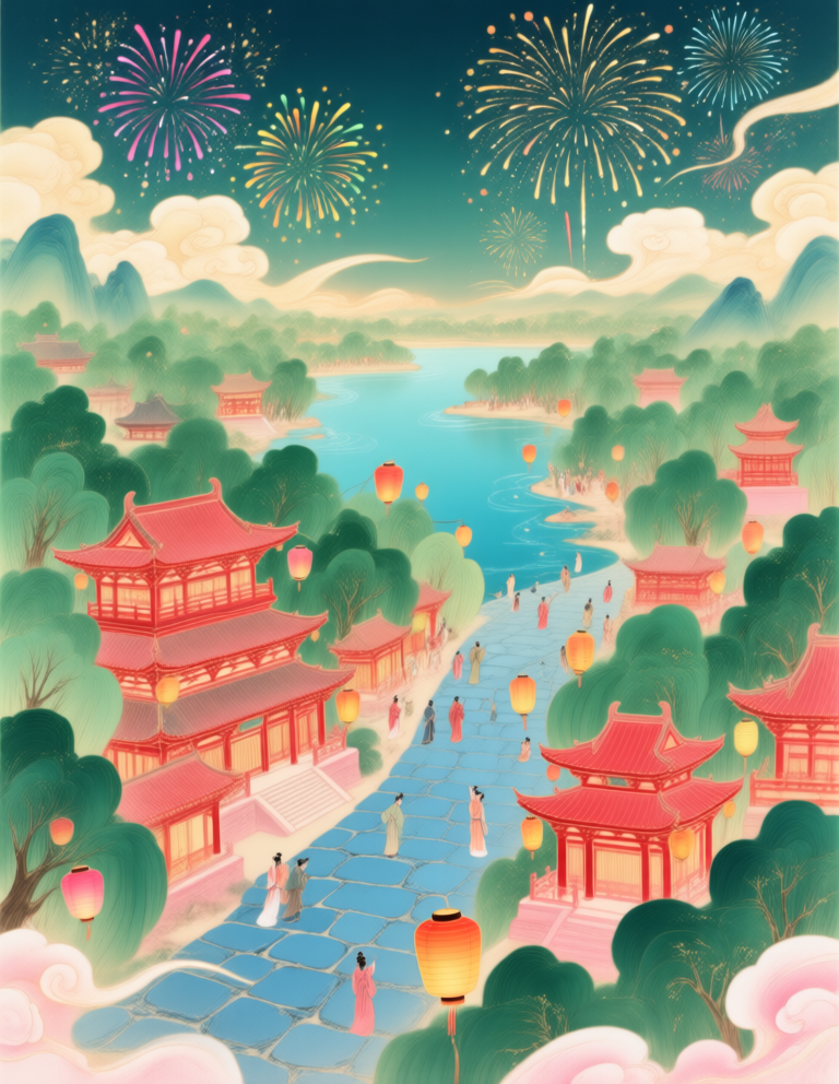 Colorful Chinese style 多彩国风