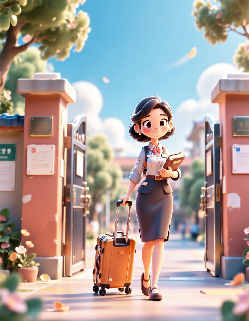 3D style back-to-school 3D画风开学季