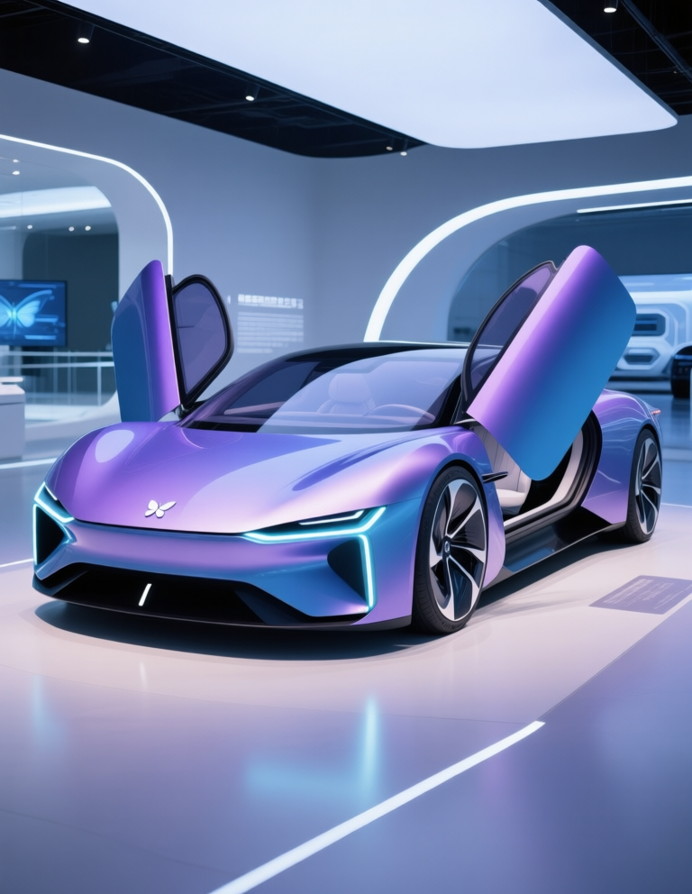 Car exterior design image 汽车外观设计画面