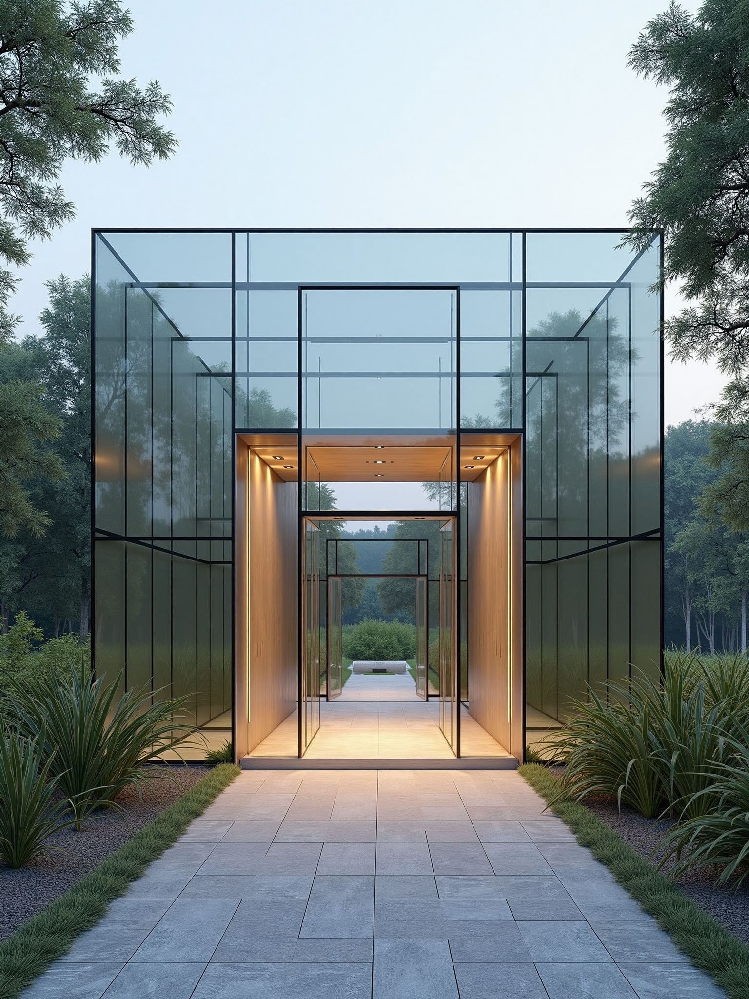 Minimalist entrance and exit building 出入口极简建筑