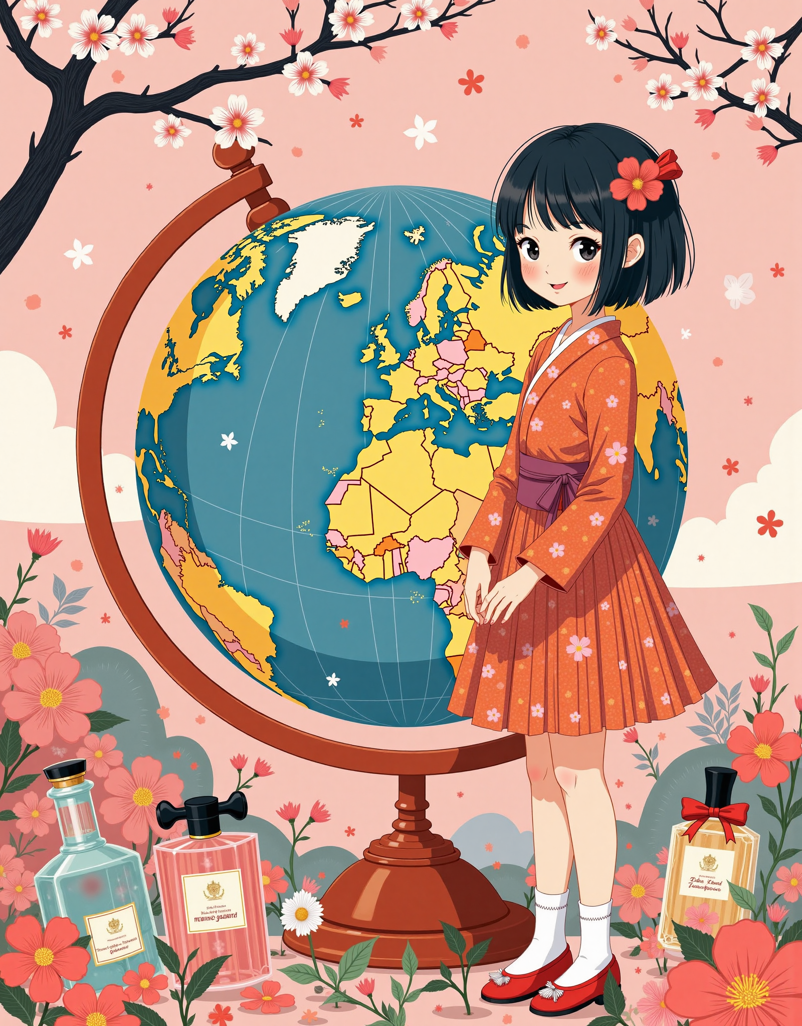 Exquisite illustration style, 精致插画风
