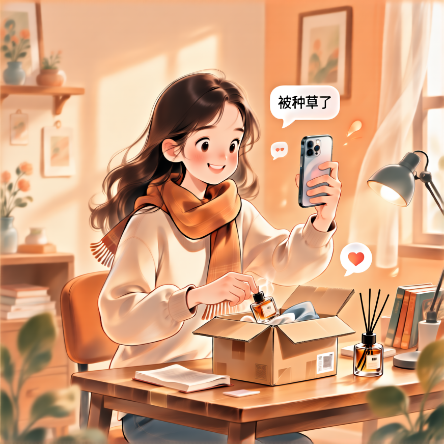 Social E-commerce Illustration Poster Design, 社交电商插画海报设计