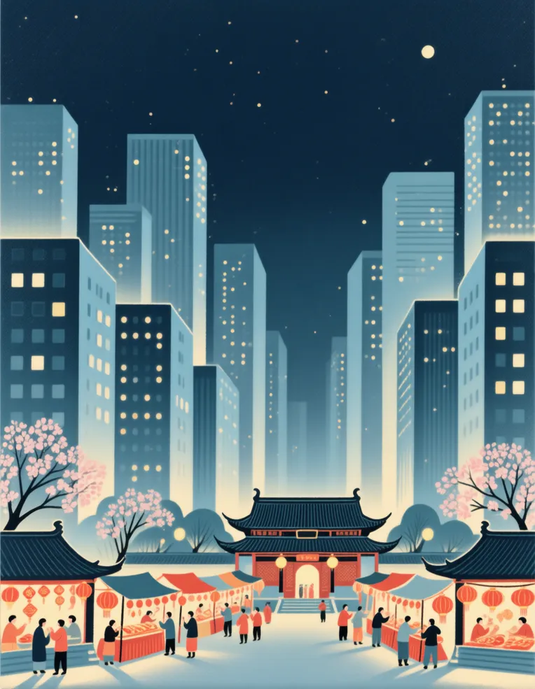 Digital Painting Media,Building,Style Boost,LoRA,