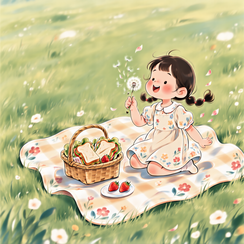 Qwen-Dreamy Illustration Style 梦幻插画风
