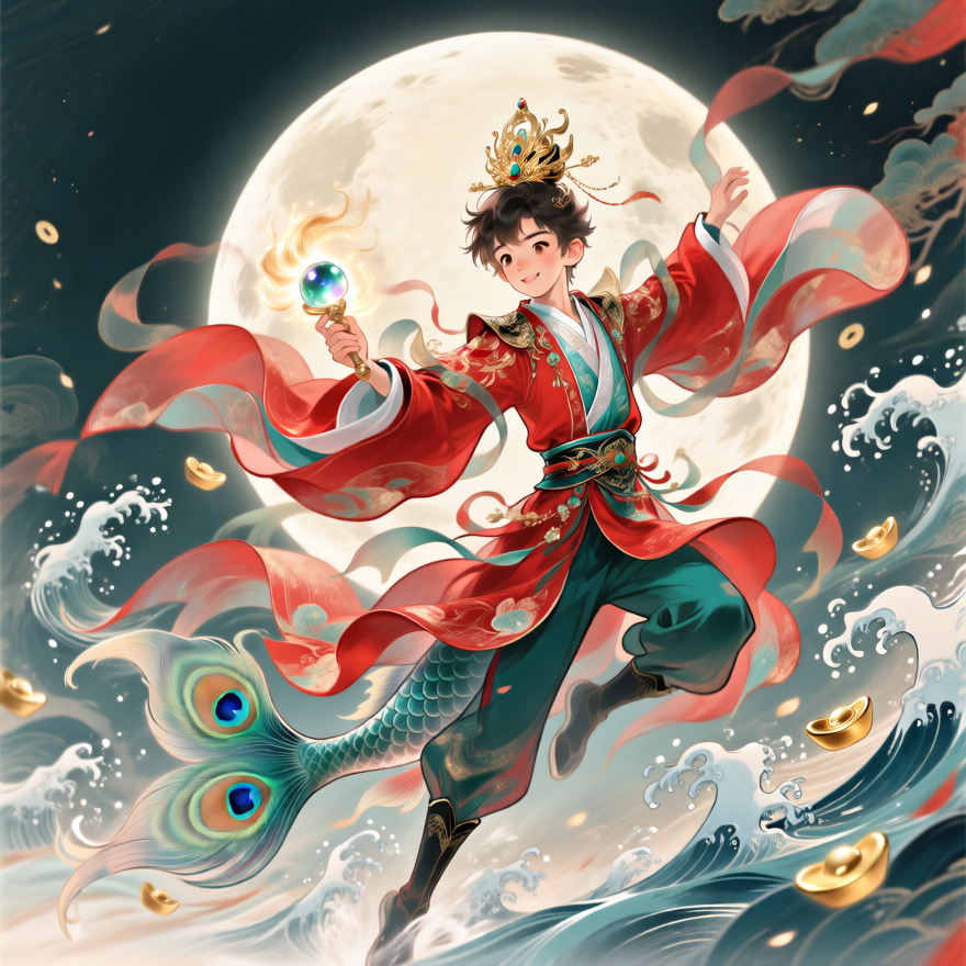 Guofeng figure design illustration 国风人物设计插画
