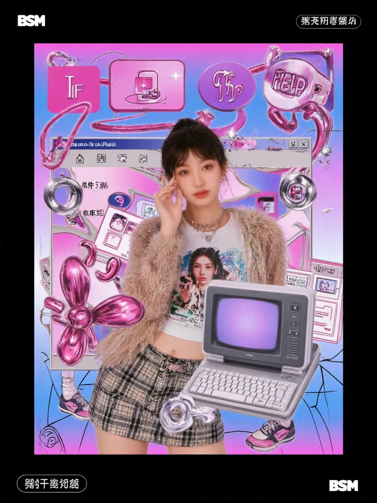 Product Poster,Girl,Style Boost,LoRA,FLUX.1