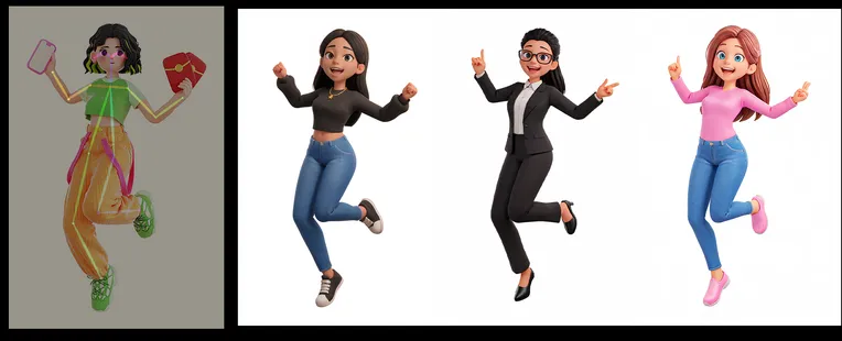 Cartoon style,Digital Painting Media,Girl,LoRA,SD 1.5