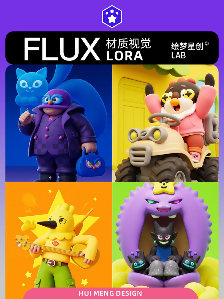 Background asset,Style Boost,Toy,LoRA,FLUX.1