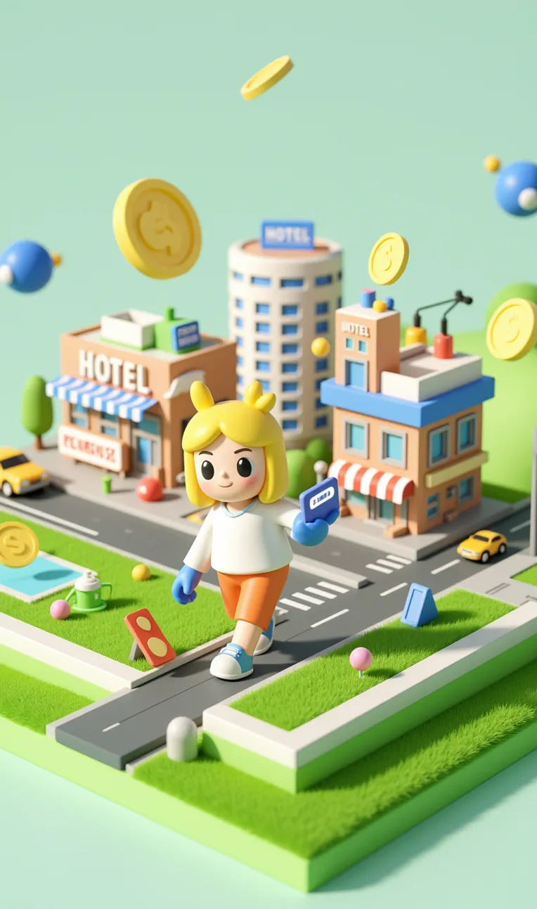 Cartoon style,Building,Style Boost,LoRA,FLUX.1