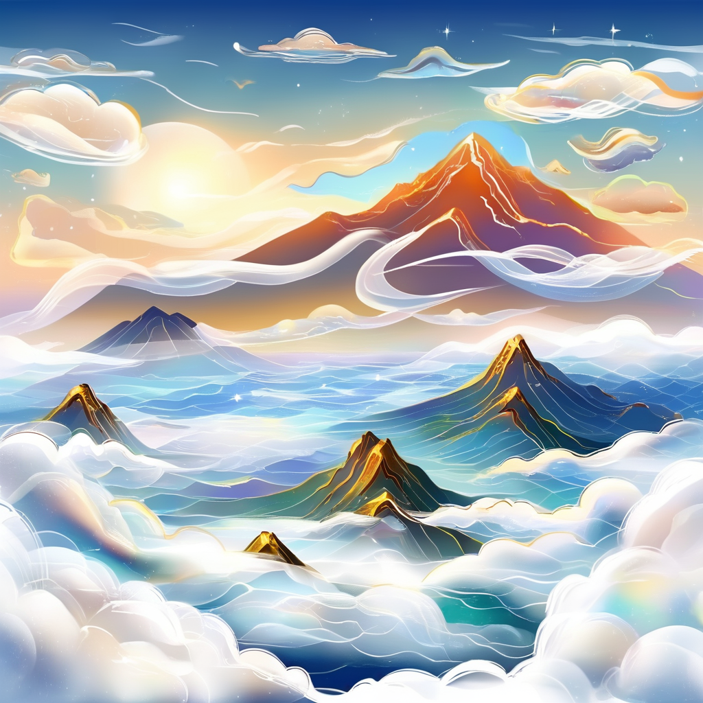 AI绘画-烫金水墨山水装饰风格-webui-AI绘图-LiblibAI