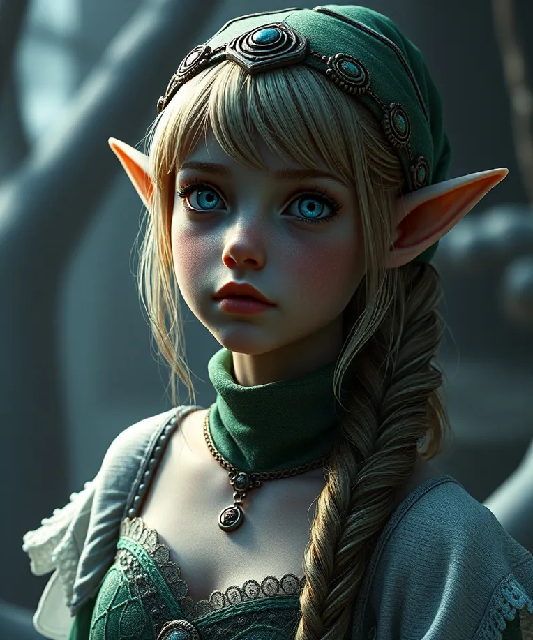 CGI style,Anime Character,Girl,Workflow,