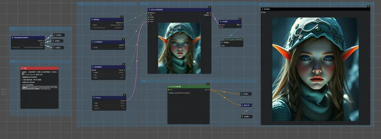 CGI style,Anime Character,Girl,Workflow,