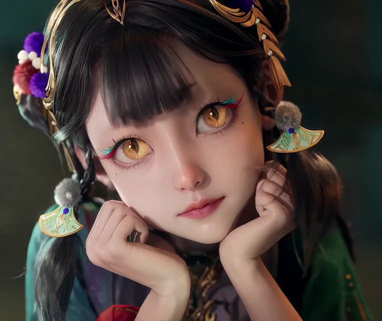 Anime Style,Girl,Physical/Facial feature,LoRA,SD 1.5