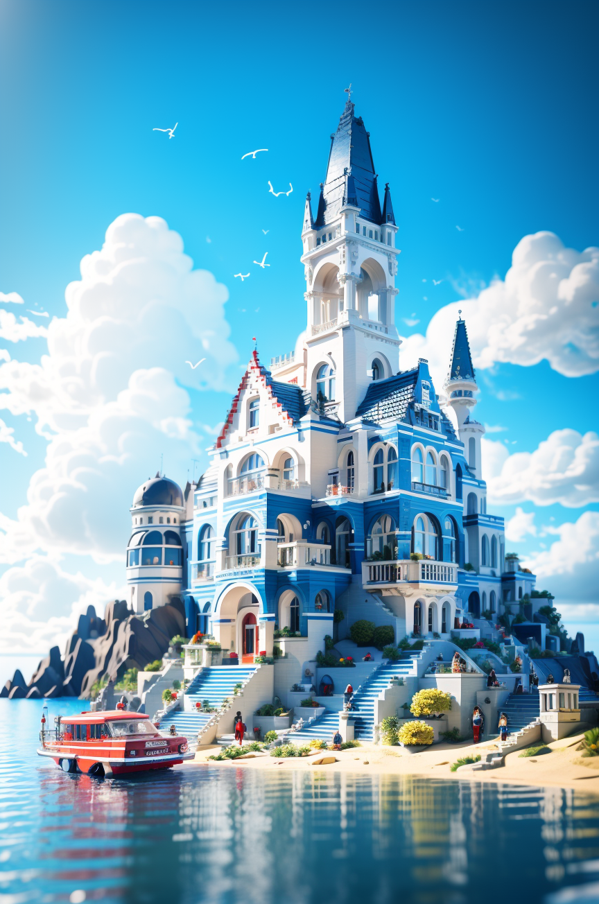 AI绘画-插画风景 | 海风+欧式风-小美哥-AI绘图-LiblibAI