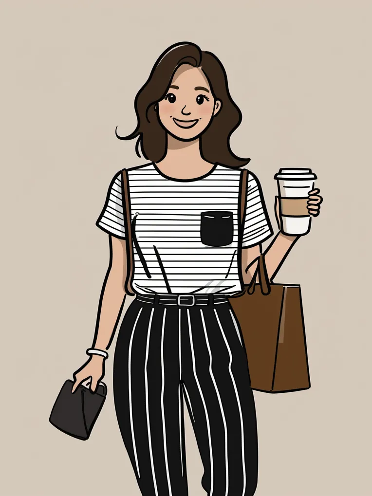 Flat,Flat Illustration,Girl,LoRA,SDXL