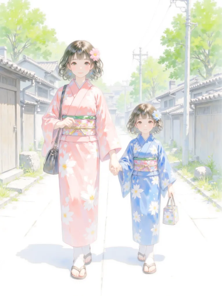 Japanese watercolor painting | 水彩風人物_日系水彩画风_日系