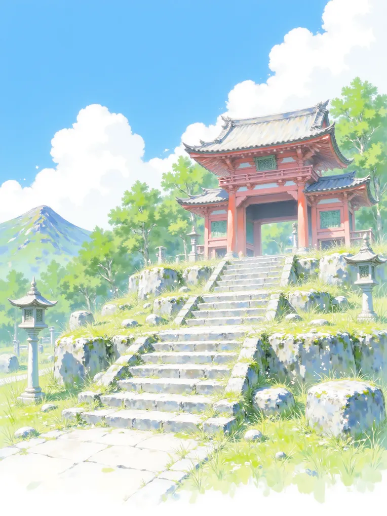 Liseu 油彩画 男女の散歩 Japanese watercolor painting | 水彩風人物_日系水彩画风_日系