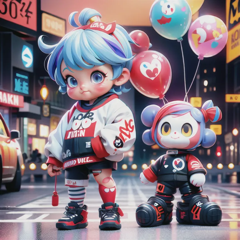 Cartoon style,Digital Painting Media,Girl,LoRA,SD 1.5