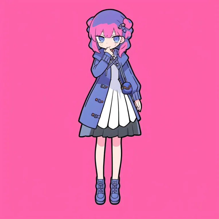 Hand-Drawn,Girl,Style Boost,LoRA,SD 1.5