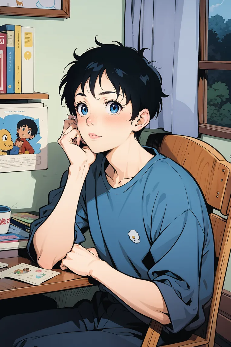 Anime Style,Hand-Drawn,Girl,Checkpoint,SD 1.5