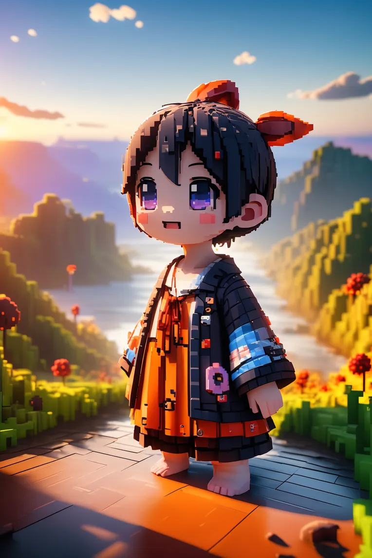 Cartoon style,Illustration,Girl,LoRA,SD 1.5