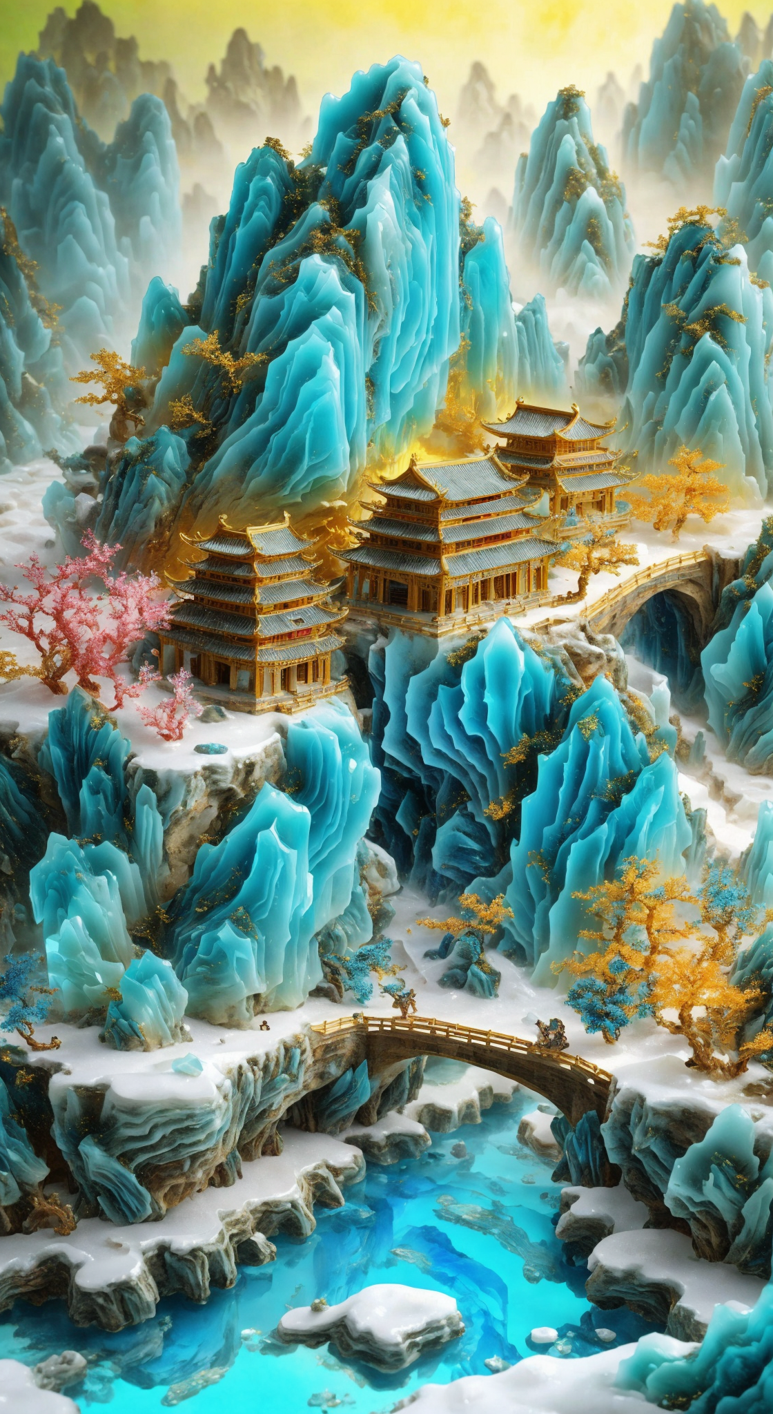 AI绘画-国风山水绘卷|Guofeng Shanshui Emaki-东-AI绘图-LiblibAI