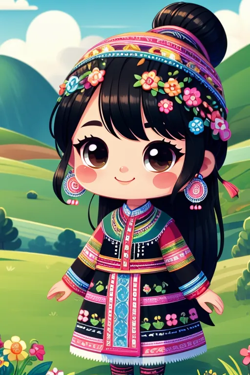 Chinese Style,Traditional Painting Media,Girl,LoRA,SD 1.5